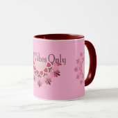 Mug Mandala Bonne Vibration (Devant droit)