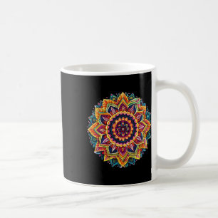 Mug Mandala chakra de symétrie circulaire florale vibr