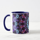 Mug Mandala Circle géométrique Fractal Rétro Hippie Mu (Gauche)