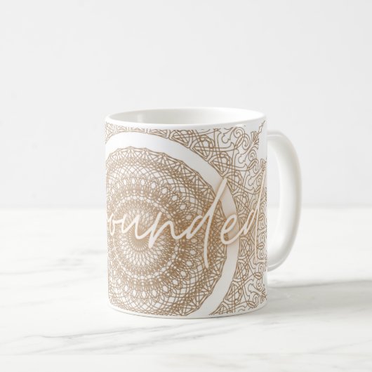 Mug Mandala classique (Devant droit)