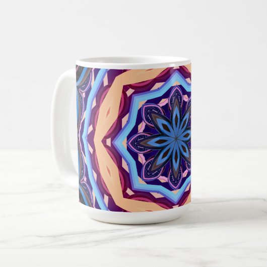 Mug Mandala coloré (Devant gauche)