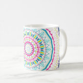 Mug mandala coloré (Devant droit)