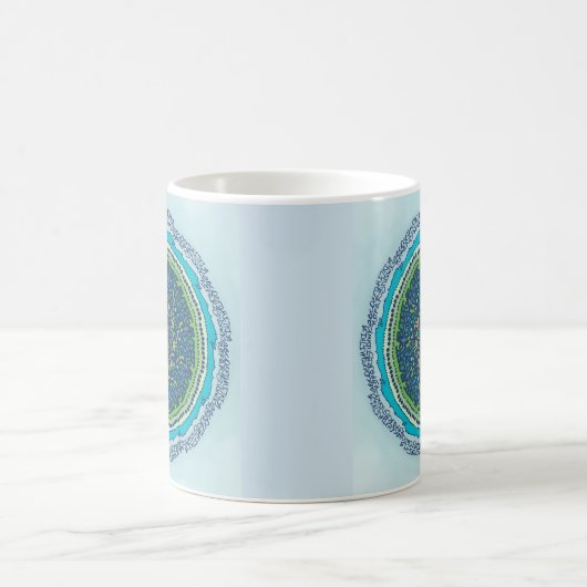Mug Mandala d'alphabet (Centre)
