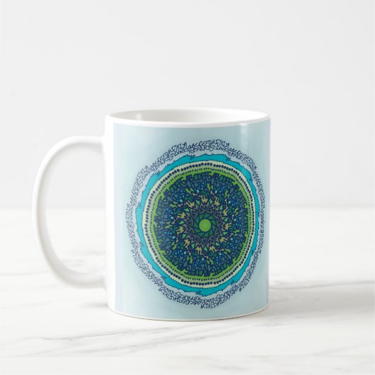 Mug Mandala d'alphabet (Gauche)