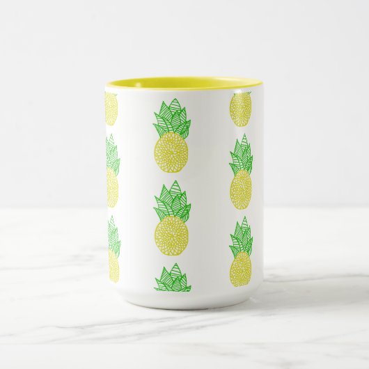 Mug Mandala d'ananas (Centre)