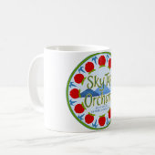 Mug Mandala d'Apple - bleu (Devant gauche)