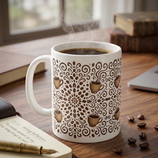 Mug Mandala de café