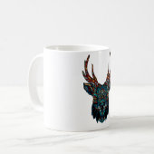 Mug Mandala de cerfs (Devant gauche)