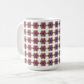 Mug Mandala de citrouille d'Halloween (Devant gauche)