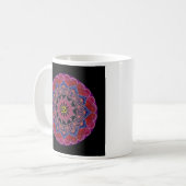 Mug Mandala de coeur de l'OM (Devant gauche)
