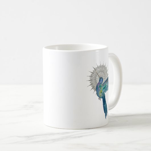 Mug Mandala de colibri (Devant droit)