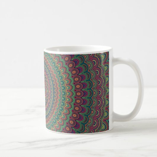 Mug Mandala de fleur (Droite)