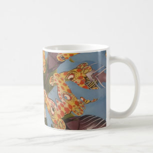 Mug Mandala de girafe à kaléidoscope : Art de safari a