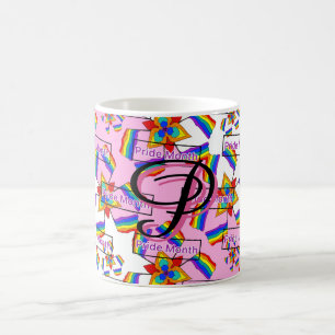 Mug Mandala de la fierté arc-en-ciel - Géométrique vib