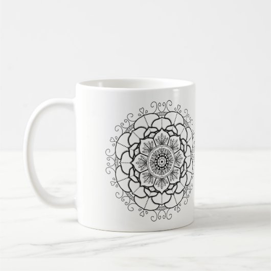 Mug Mandala de manne (Gauche)