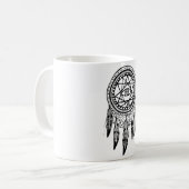 Mug Mandala de recherche de vision de Dreamcatcher (Devant gauche)