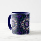 Mug Mandala de Sagittaire de signe de zodiaque (Devant gauche)
