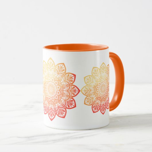 Mug Mandala d'énergie (Devant droit)