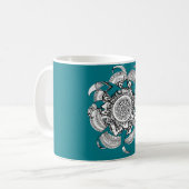 Mug Mandala du feu (Devant gauche)