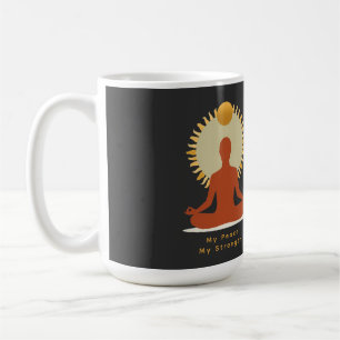 Mug Mandala du Soleil Minimaliste Boho pour la Fête de
