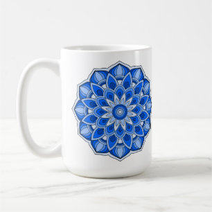 Mug Mandala en bleu