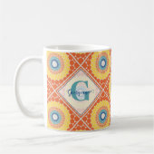 Mug Mandala Eté Egéenne Carrelée Personnalisée (Gauche)