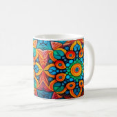 Mug Mandala Ethnique Audacieux (Devant droit)