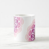 Mug Mandala - Fleur de vie - rose (Centre)