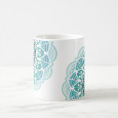 Mug Mandala - Fleur de vie - Turquoise (Centre)