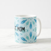 Mug Mandala, flocon de neige, art à la main (Devant droit)