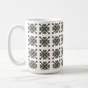 Mug Mandala flocon de neige de Noël
