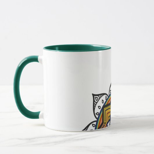 Mug Mandala floral (Gauche)