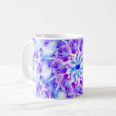Mug Mandala Floral Violet (Devant gauche)
