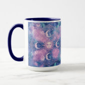 Mug Mandala Galaxie Nébuleuse Soleil & Lune Céleste (Gauche)