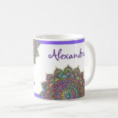 Mug Mandala Inde Style 1 (Devant droit)