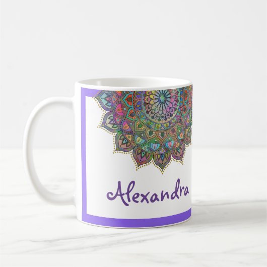 Mug Mandala Inde Style 1 (Gauche)