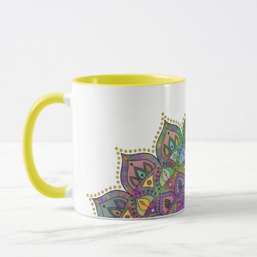 Mug Mandala Inde Style 1 (Gauche)