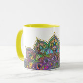 Mug Mandala Inde Style 1 (Devant gauche)