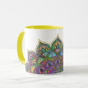Mug Mandala Inde Style 1