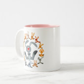 Mug Mandala Lapins Dessin Animé Mignon (Devant gauche)