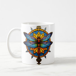 Mug Mandala Libellule Lumineuse Géométrie Sacrée Spiri