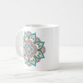 Mug Mandala motif marocain coloré (Devant gauche)
