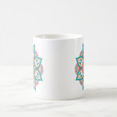 Mug Mandala motif marocain coloré (Centre)
