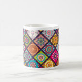 Mug Mandala motif marocain coloré (Centre)