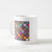 Mug Mandala motif marocain coloré (Devant gauche)