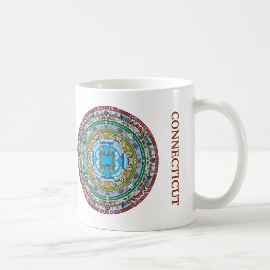 Mug Mandala Mug, État du Connecticut (Droite)