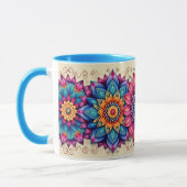 Mug Mandala multicolore (Gauche)
