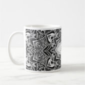 Mug Mandala noir et blanc (Gauche)