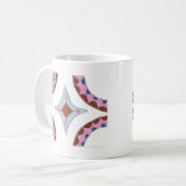 Mug Mandala Oil Peinture Art Imprimer (Devant gauche)