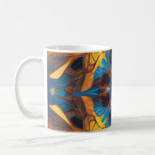 Mug Mandala Radiant : Art Imaginaire Symétrique Vibran